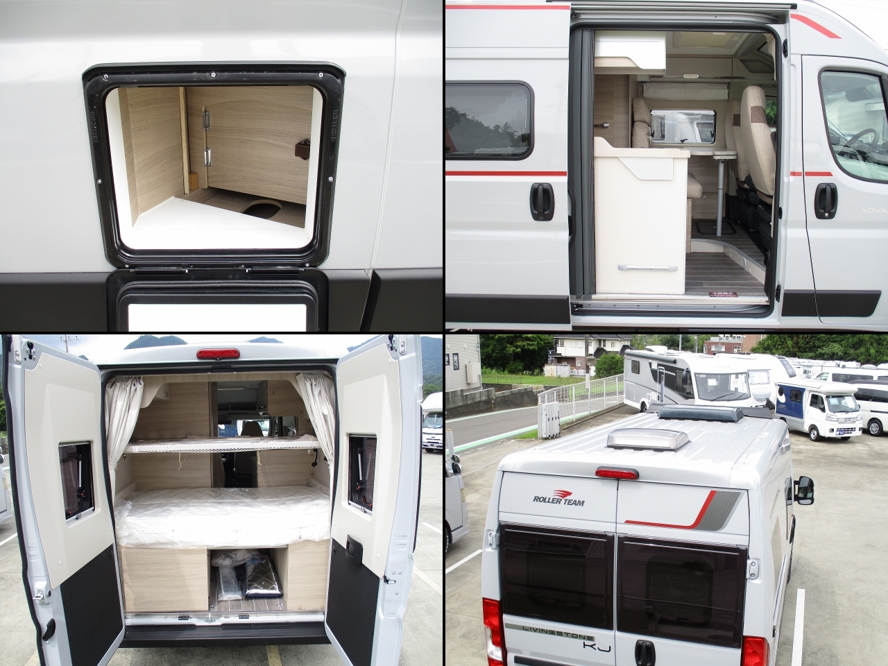 キャンピングカー バンコン ﾃﾞｭｶﾄ ﾛｰﾗｰﾁｰﾑ ﾘﾋﾞﾝｸﾞｽﾄｰﾝKJ　新車