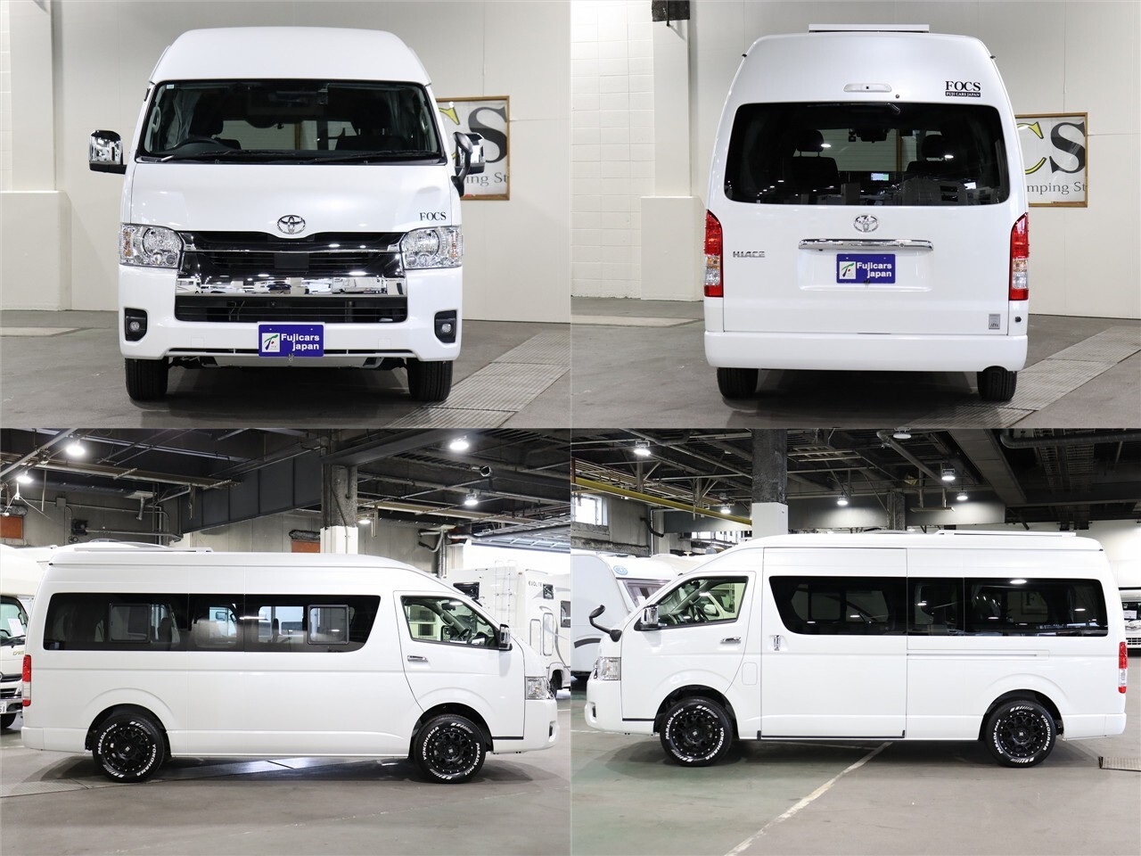 キャンピングカー バンコン ﾊｲｴｰｽ FOCS ｼｴｽﾀ 4WD　ｸｰﾙｽﾀｰ