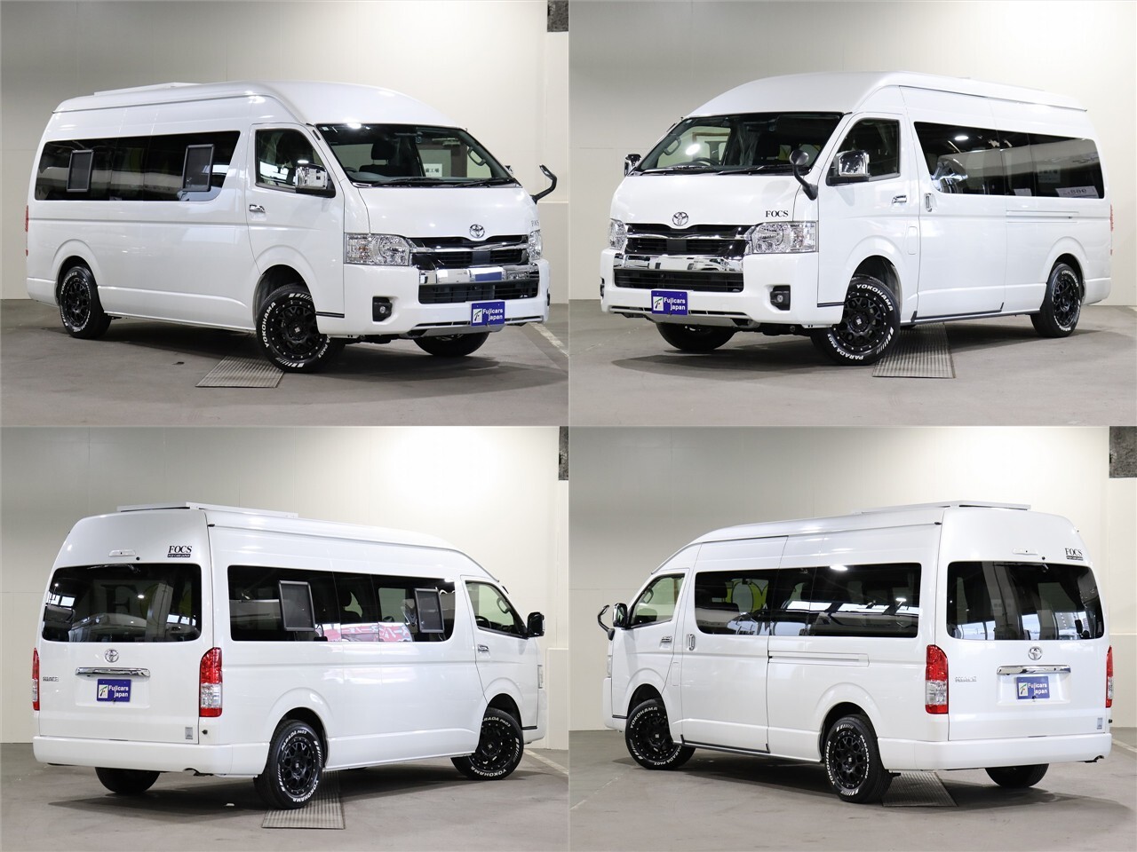キャンピングカー バンコン ﾊｲｴｰｽ FOCS ｼｴｽﾀ 4WD　ｸｰﾙｽﾀｰ