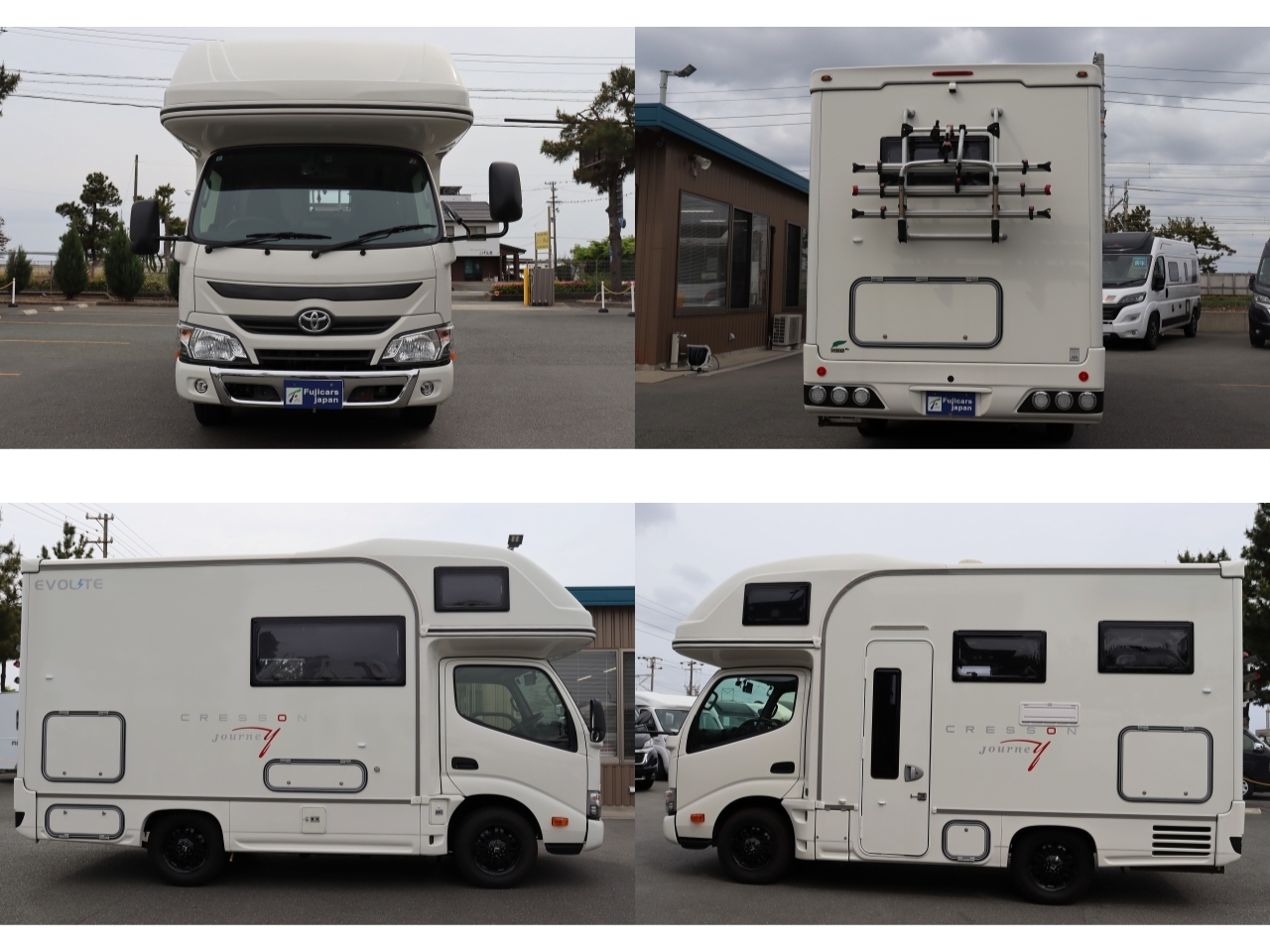 キャンピングカー キャブコン ｶﾑﾛｰﾄﾞﾅｯﾂ ｸﾚｿﾝｼﾞｬｰﾆｰRｴﾎﾞﾗｲﾄ4WD