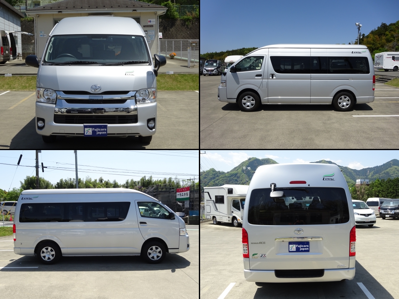 キャンピングカー バンコン ﾚｼﾞｱｽｴｰｽ ﾅｯﾂRV ﾘｰｸ 4WD　FF暖房