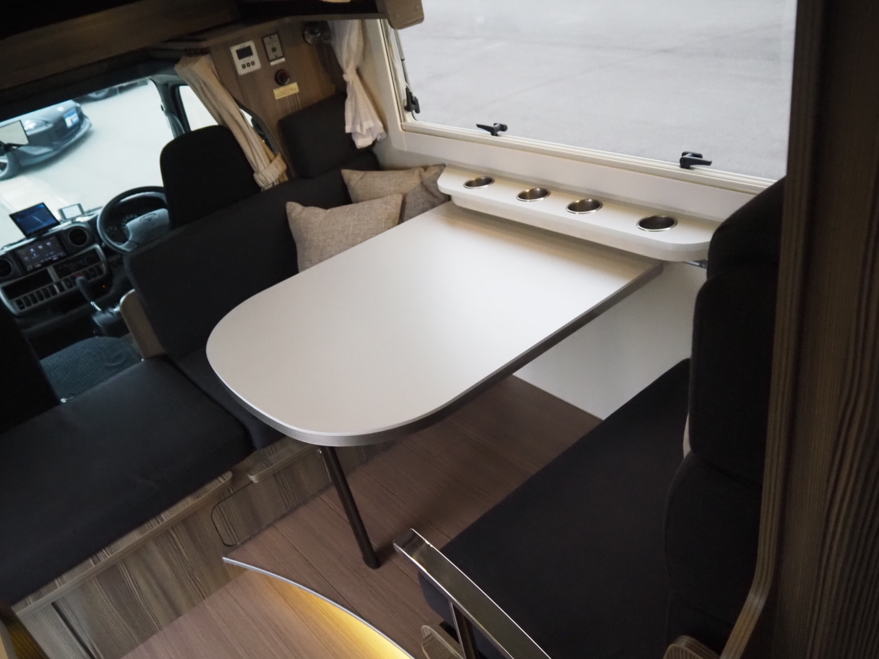 キャンピングカー キャブコン ｶﾑﾛｰﾄﾞ ﾊﾞﾝﾃｯｸ ｼﾞﾙ520 家AC 4WD