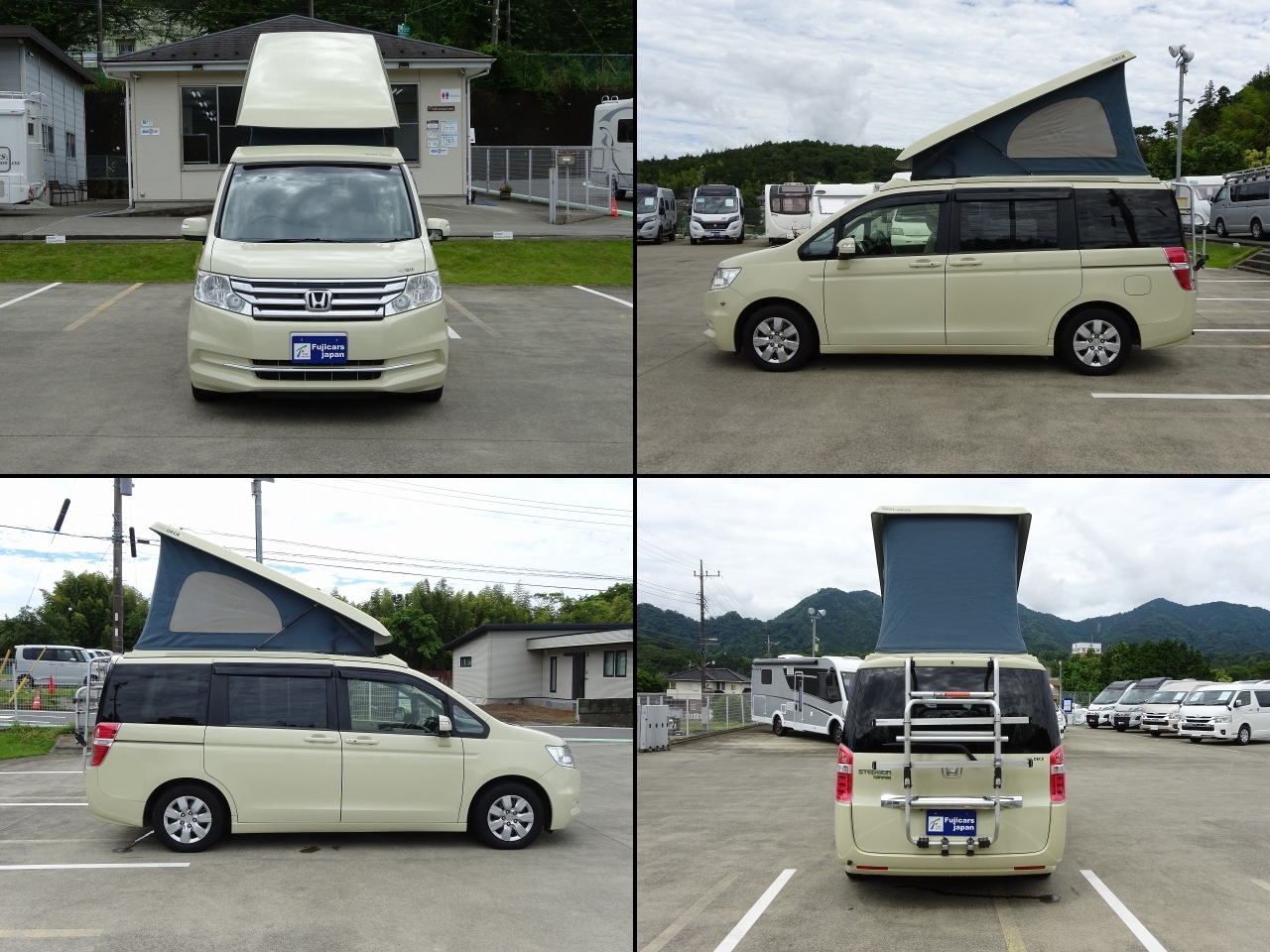 キャンピングカー バンコン ｽﾃｯﾌﾟﾜｺﾞﾝ ﾎﾜｲﾄﾊｳｽ ﾌﾘｰﾃﾞｯｷ　FF暖房