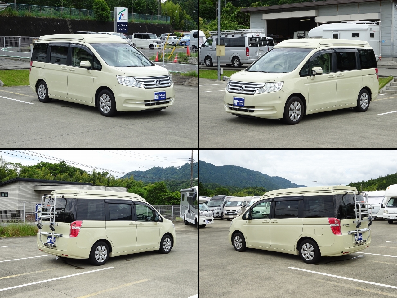 キャンピングカー バンコン ｽﾃｯﾌﾟﾜｺﾞﾝ ﾎﾜｲﾄﾊｳｽ ﾌﾘｰﾃﾞｯｷ　FF暖房