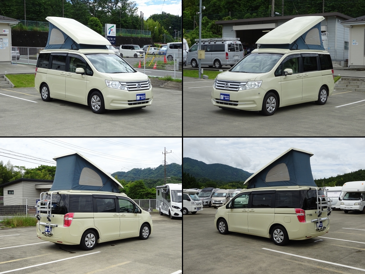 キャンピングカー バンコン ｽﾃｯﾌﾟﾜｺﾞﾝ ﾎﾜｲﾄﾊｳｽ ﾌﾘｰﾃﾞｯｷ　FF暖房