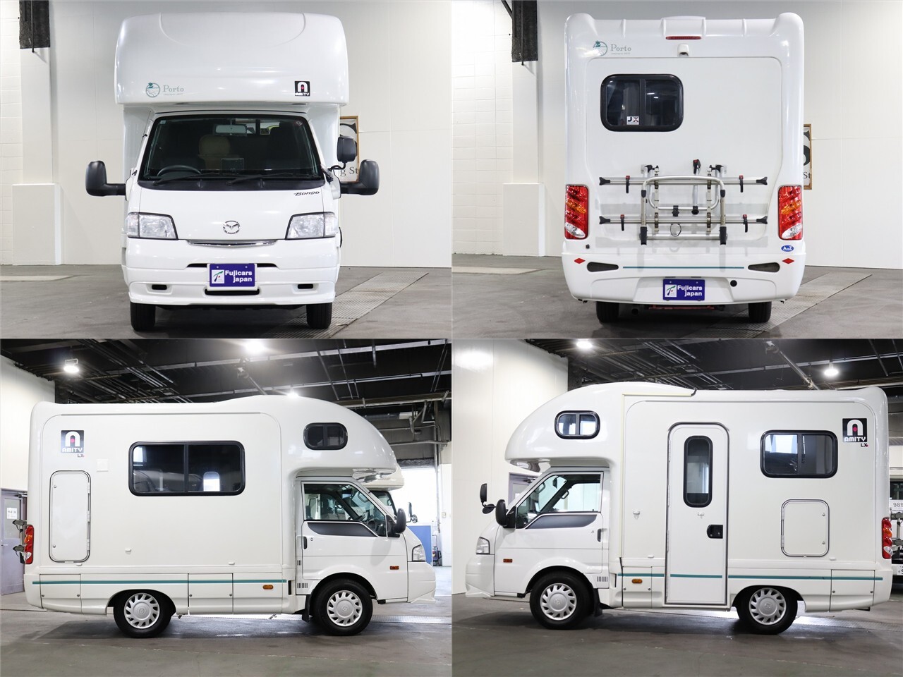 キャンピングカー キャブコン ﾎﾞﾝｺﾞ AtoZ ｱﾐﾃｨLX ﾎﾟﾙﾄ 4WD　FF