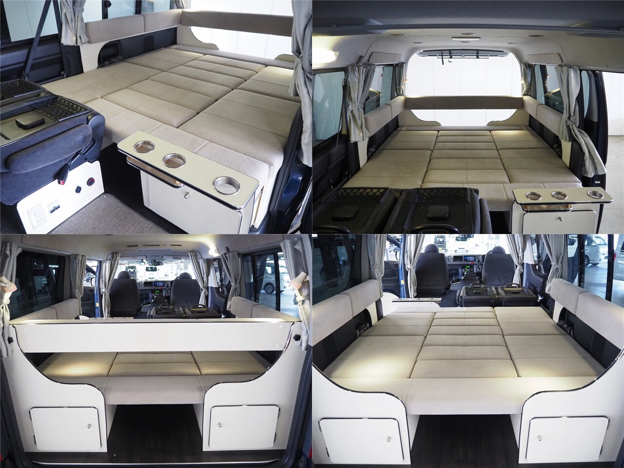 キャンピングカー バンコン ﾊｲｴｰｽ かｰいんてりあ高橋 ﾘﾗｯｸｽﾜｺﾞﾝ　4WD