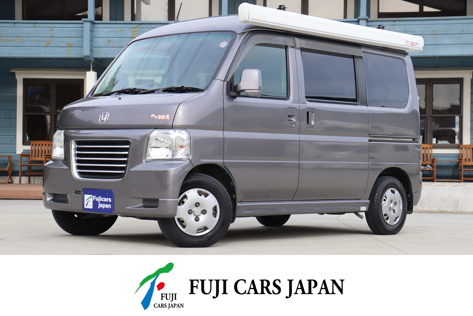 軽キャンパー バモスホビオ ホワイトハウス マイボックス