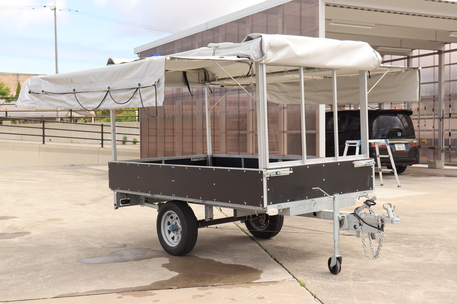 キャンピングカー トレーラー ATV群馬製 軽貨物ﾄﾚｰﾗｰ