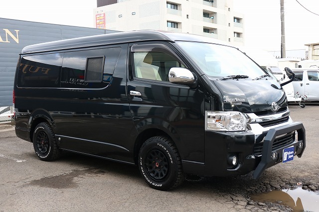 キャンピングカー バンコン ﾊｲｴｰｽ かｰいんてりあ高橋 ﾘﾗｯｸｽﾜｺﾞﾝ　4WD
