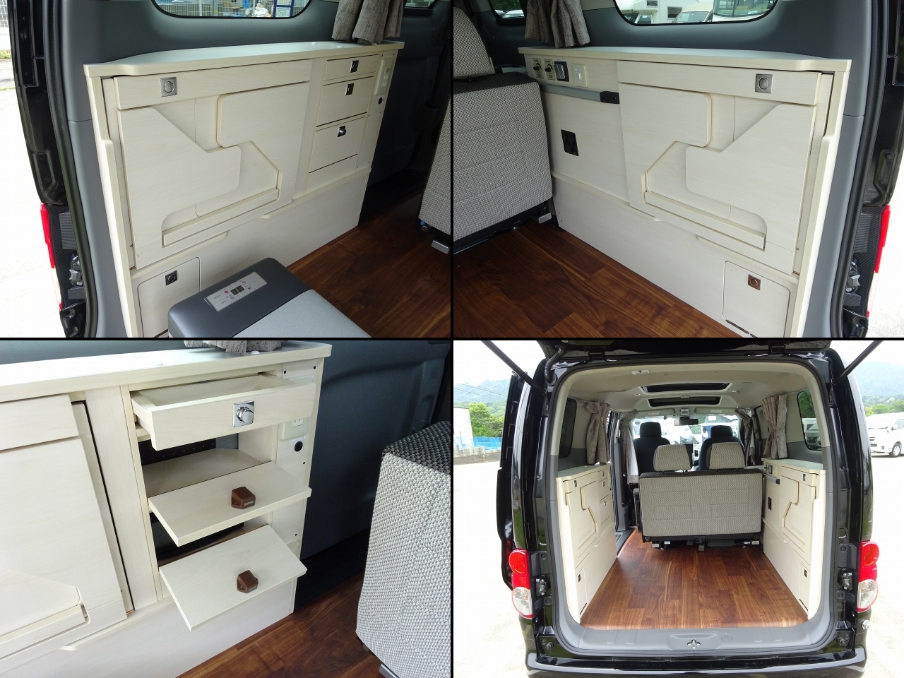 キャンピングカー バンコン NV200ﾊﾞﾈｯﾄ ﾅｯﾂRV ｷｬﾈﾙ　FF
