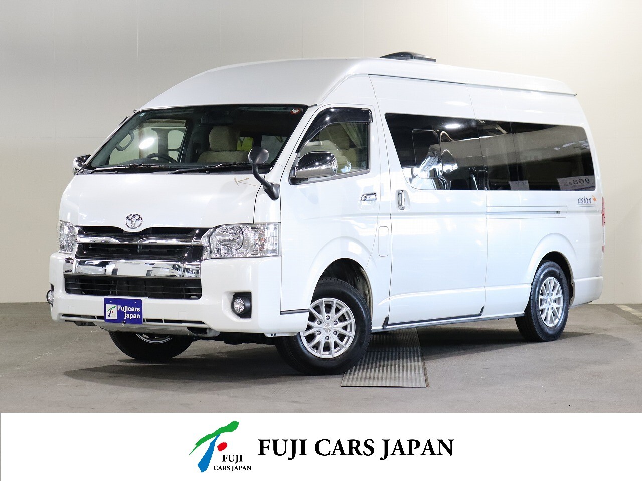 キャンピングカー バンコン ハイエース カトーモーター アジアン 4WD　DC冷蔵庫