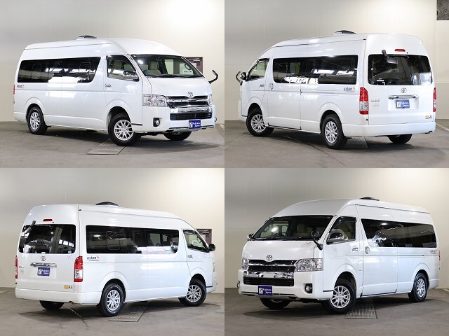 キャンピングカー バンコン ﾊｲｴｰｽ ｶﾄｰﾓｰﾀｰ ｱｼﾞｱﾝ 4WD　DC冷蔵庫