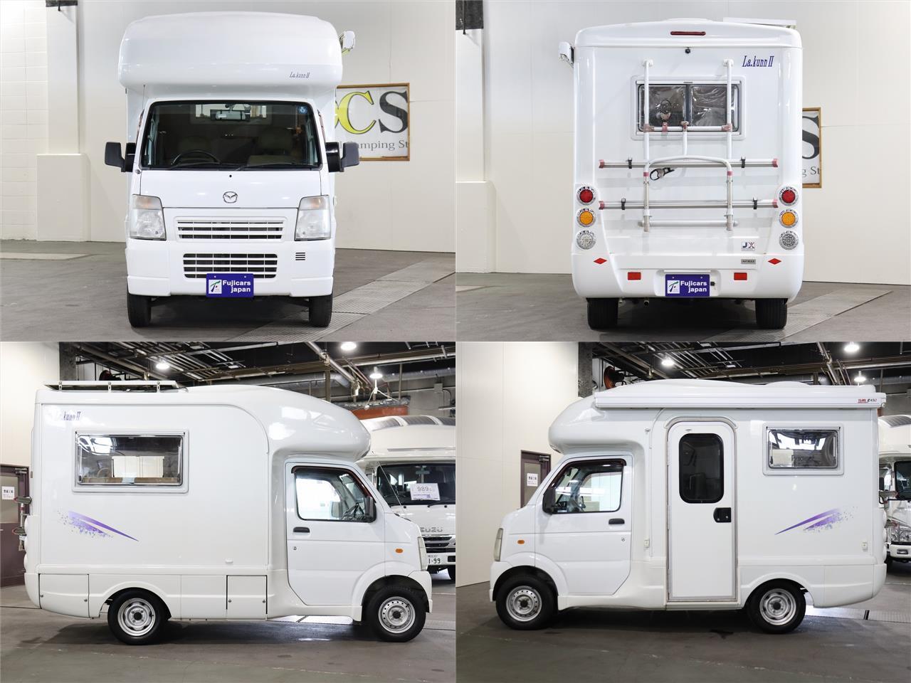 キャンピングカー 軽キャンパー ｽｸﾗﾑ AZ-MAX ﾗｸｰﾝⅡ 4WD FFﾋｰﾀｰ