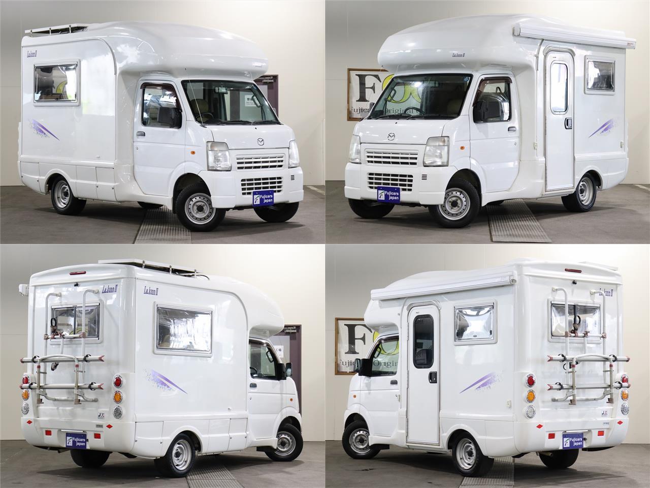 キャンピングカー 軽キャンパー ｽｸﾗﾑ AZ-MAX ﾗｸｰﾝⅡ 4WD FFﾋｰﾀｰ