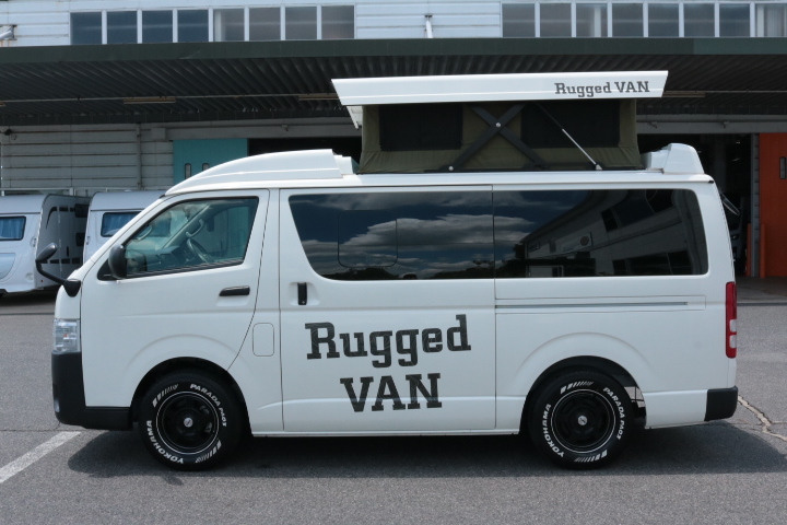 キャンピングカー バンコン ﾊｲｴｰｽ ｹｲﾜｰｸｽ ﾗｷﾞｯﾄﾞﾊﾞﾝ　FF　ﾎﾟｯﾌﾟｱ