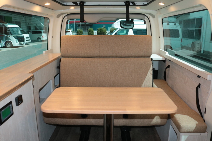 キャンピングカー バンコン ﾊｲｴｰｽ ｹｲﾜｰｸｽ ﾗｷﾞｯﾄﾞﾊﾞﾝ　FF　ﾎﾟｯﾌﾟｱ