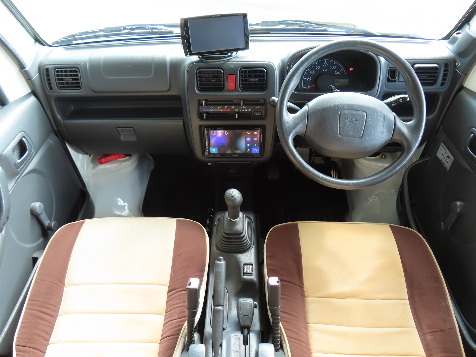 キャンピングカー 軽キャンパー ｽｸﾗﾑ ｲﾝﾃﾞｨｱﾅRVｲﾝﾃﾞｨ727 MT車 4WD