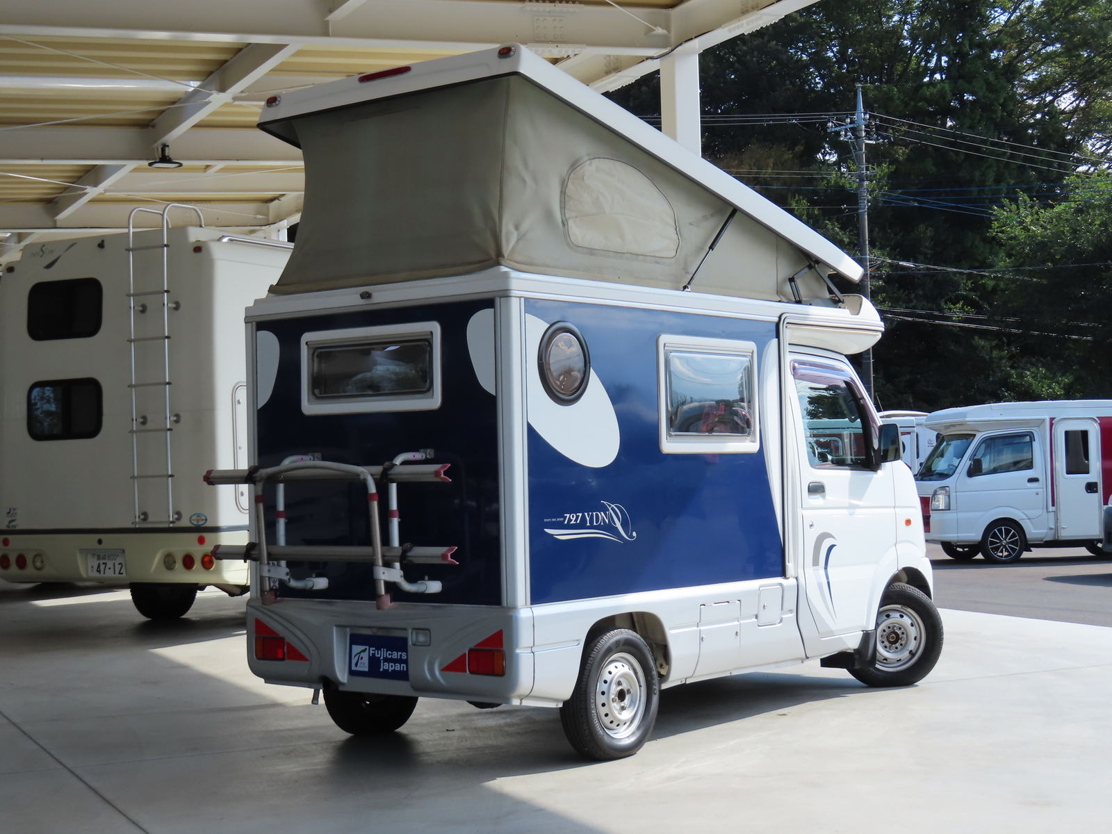 キャンピングカー 軽キャンパー ｽｸﾗﾑ ｲﾝﾃﾞｨｱﾅRVｲﾝﾃﾞｨ727 MT車 4WD