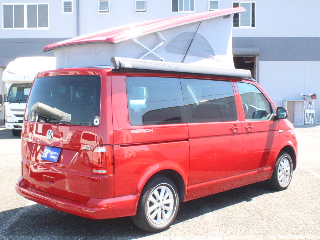 キャンピングカー バンコン VW T6 ｶﾘﾌｫﾙﾆｱﾋﾞｰﾁ 並行輸入 ﾎﾟｯﾌﾟUP