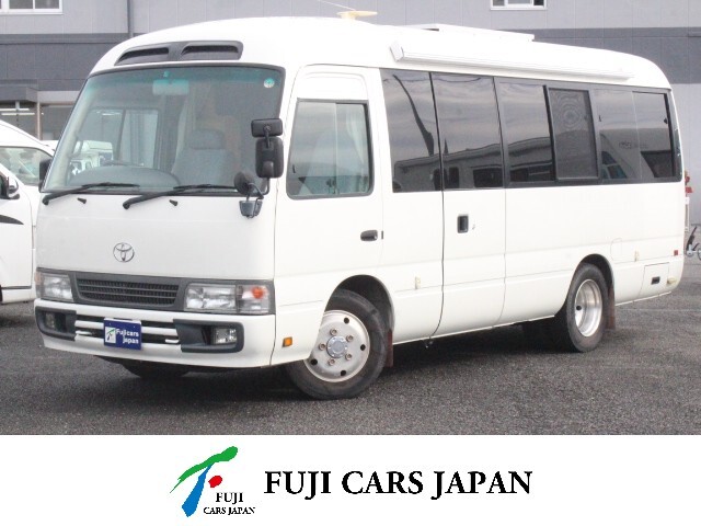 キャンピングカー バスコン コースター カスタムプロホワイト フィールドドルフィン