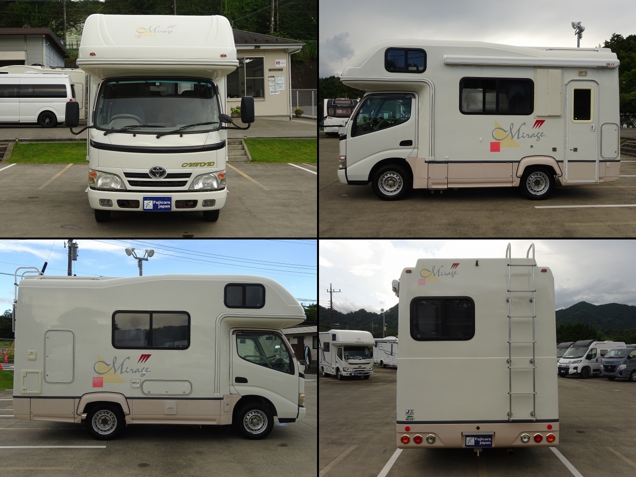 キャンピングカー キャブコン ｶﾑﾛｰﾄﾞ ﾅｯﾂRV ﾐﾗｰｼﾞｭ　FF　窓ｸｰﾗｰ