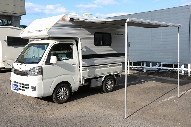 キャンピングカー 軽キャンパー ﾋﾟｸｼｽ ﾐｽﾃｨｯｸ Jｷｬﾋﾞﾝﾐﾆ 4WD MT車