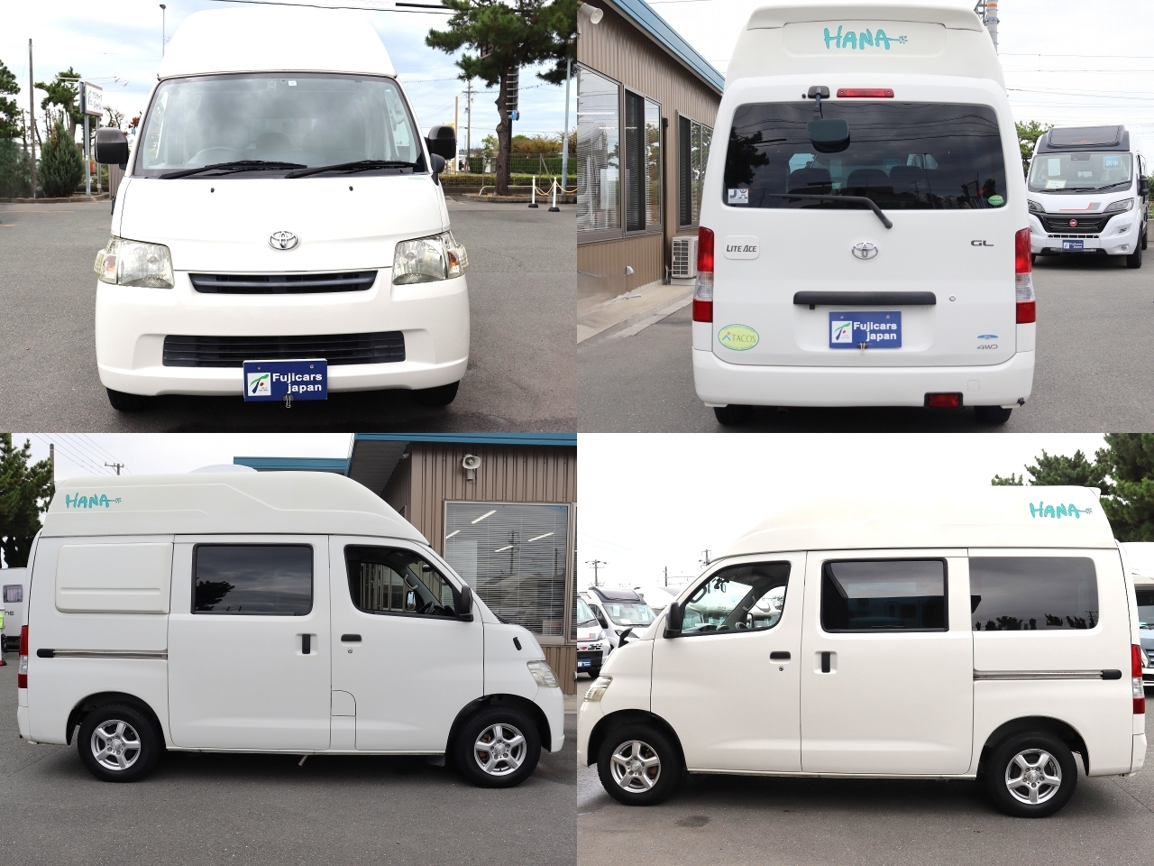 キャンピングカー バンコン ﾗｲﾄｴｰｽ ﾀｺｽ ﾊﾅ FFﾋｰﾀｰ 4WD