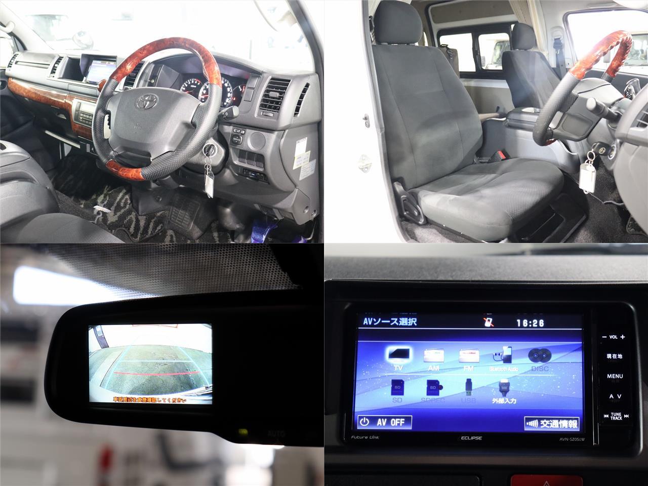 キャンピングカー バンコン ﾊｲｴｰｽ ﾋﾞｰｸﾙ ﾌｧﾙﾍﾞｽ 4WD　DC冷蔵庫