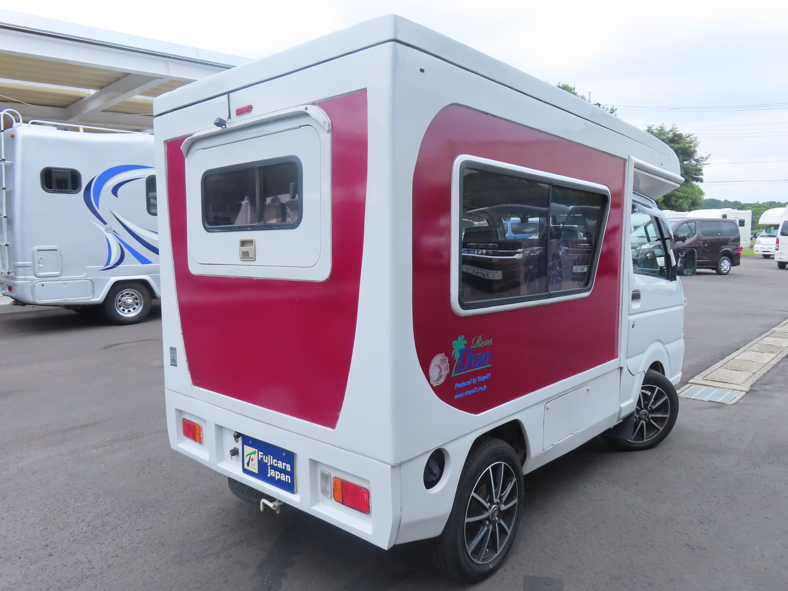 キャンピングカー 軽キャンパー ｸﾘｯﾊﾟｰｽﾃｰｼﾞ21ﾘｿﾞｰﾄﾃﾞｭｵﾊﾞﾝﾋﾞｰﾉ