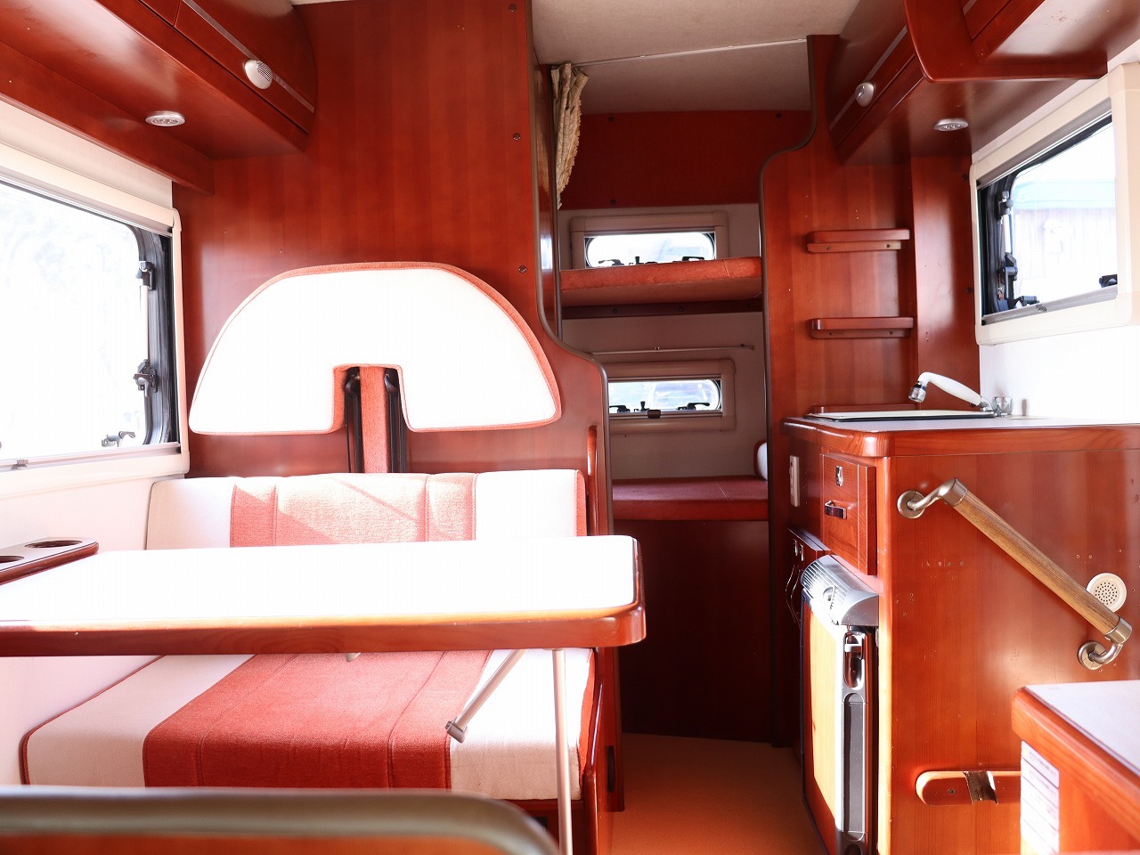 キャンピングカー キャブコン ﾊﾞﾈｯﾄ ﾅｯﾂRV ﾏｯｼｭ ﾀｲﾌﾟW FFﾋｰﾀｰ