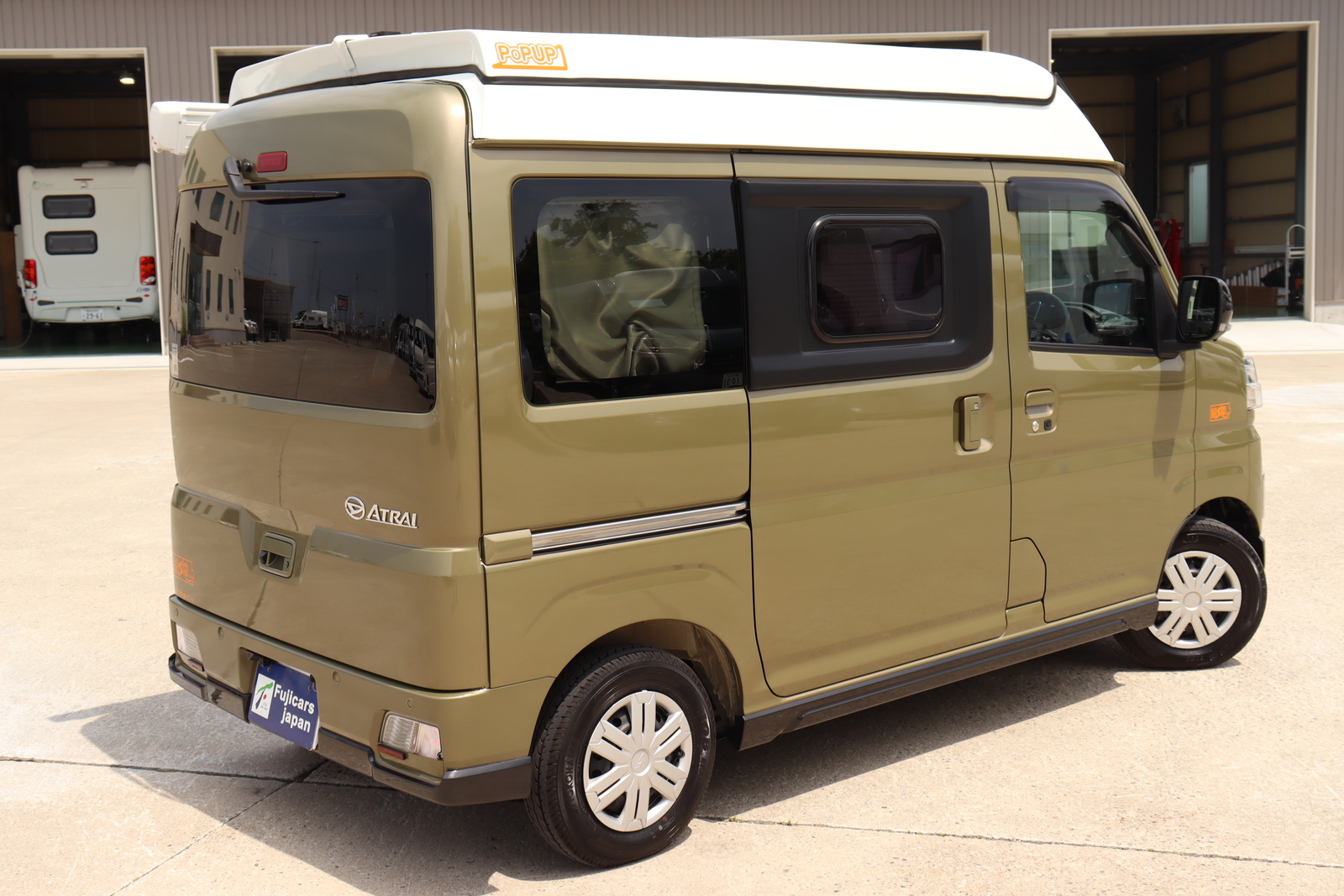 キャンピングカー 軽キャンパー ｱﾄﾚｰ ｵｰﾄﾜﾝ 給電くんPOPUP 4WD ｿｰﾗｰ