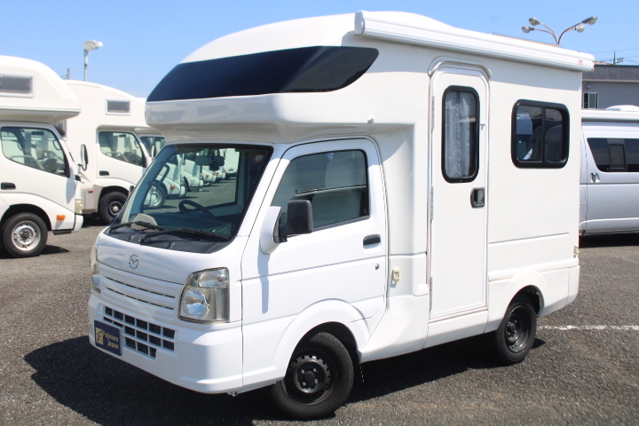 キャンピングカー 軽キャンパー AZ-MAX ﾗｸｰﾝ FFﾋｰﾀｰ ｻｲﾄﾞｵｰﾆﾝｸﾞ
