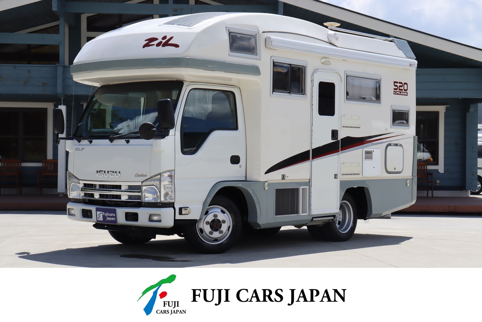 キャブコン エルフ バンテック ジル520クルーズ 4WD 家AC