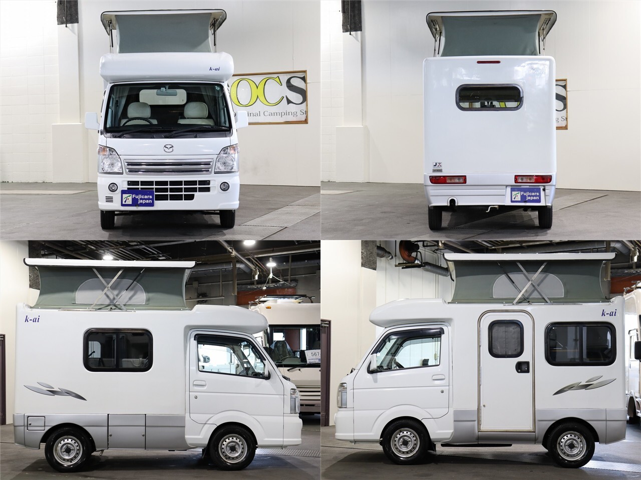 キャンピングカー 軽キャンパー ｽｸﾗﾑ AZ-MAX K-ai 4WD FF ﾜﾝｵｰﾅｰ