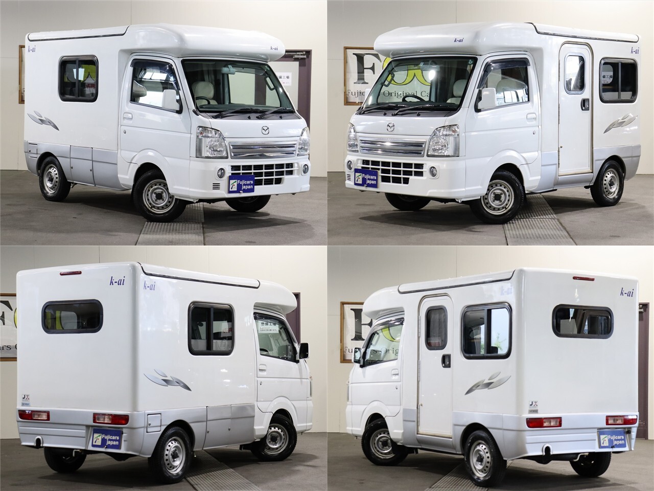 キャンピングカー 軽キャンパー ｽｸﾗﾑ AZ-MAX K-ai 4WD FF ﾜﾝｵｰﾅｰ