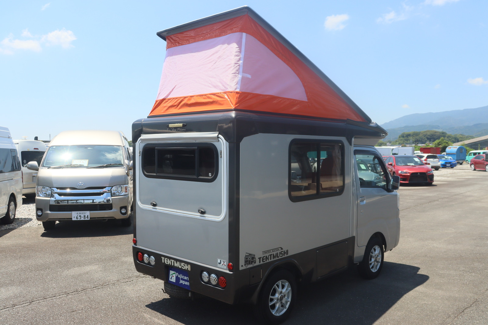 キャンピングカー 軽キャンパー ﾊｲｾﾞｯﾄ ﾊﾞﾝｼｮｯﾌﾟﾐｶﾐ ﾃﾝﾄむし