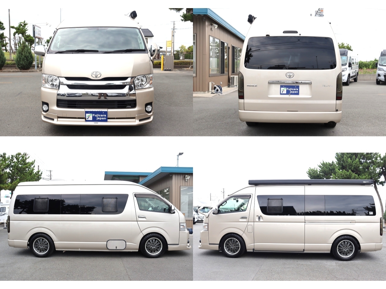 キャンピングカー バンコン ﾊｲｴｰｽ ﾚｸﾋﾞｨ ﾌﾟﾗｽSL+1 4WD 