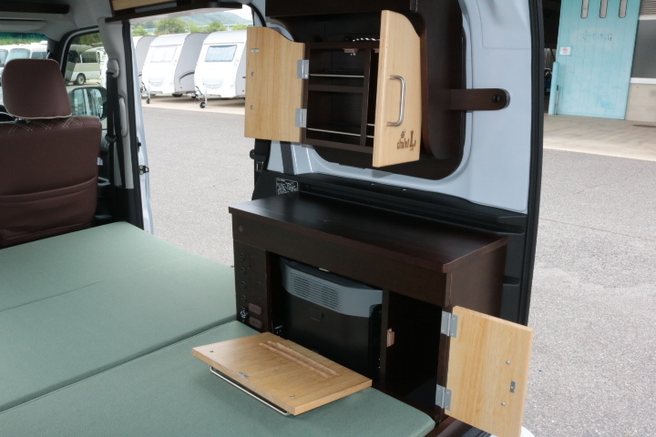 キャンピングカー 軽キャンパー ｱﾄﾚｰ ぷちｷｬﾝ 4WD　ﾎﾟﾀ電仕様