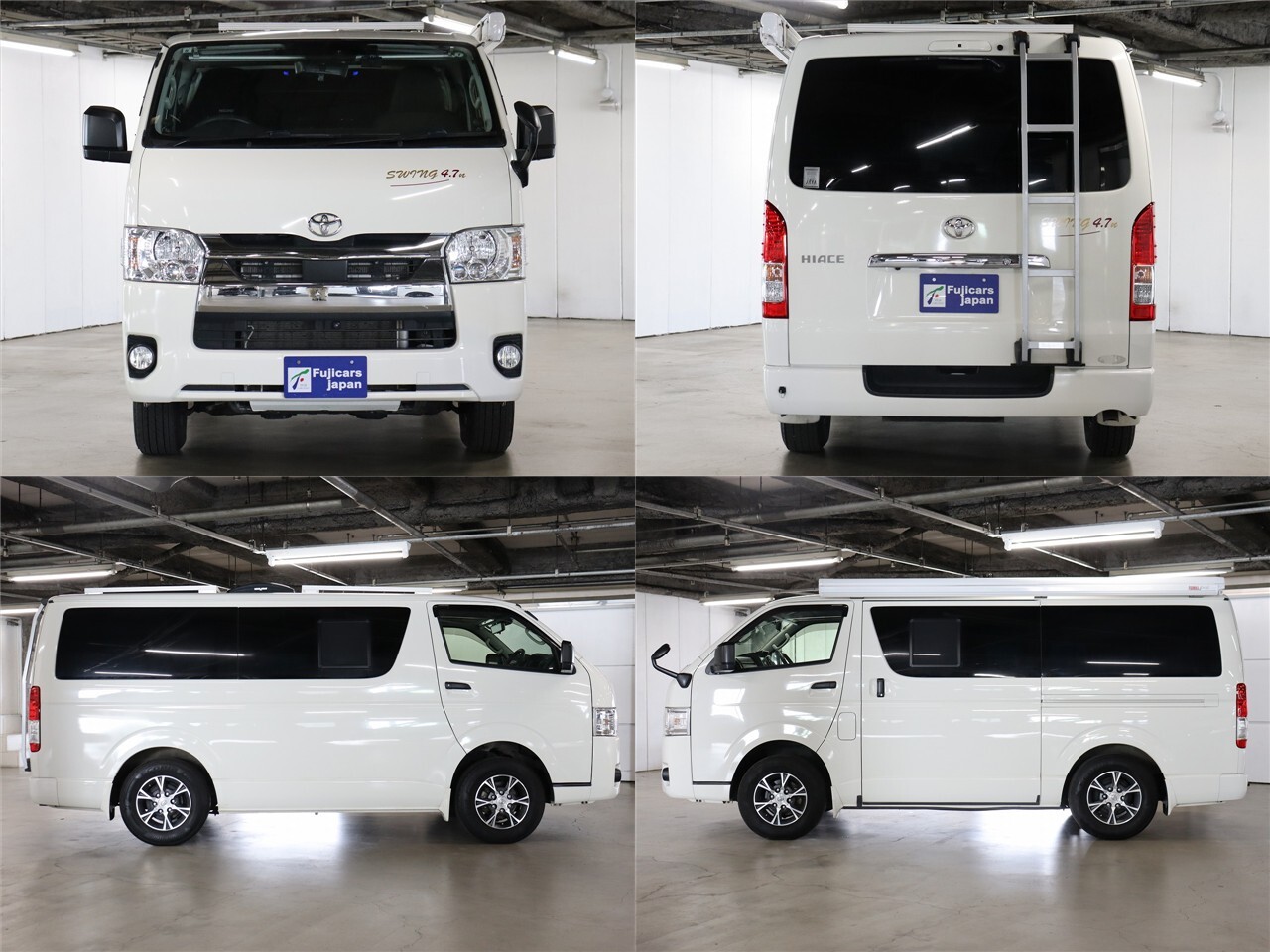 キャンピングカー バンコン ﾊｲｴｰｽ RVﾋﾞｯｸﾌｯﾄ ｽｳｨﾝｸﾞN4.7 4WD