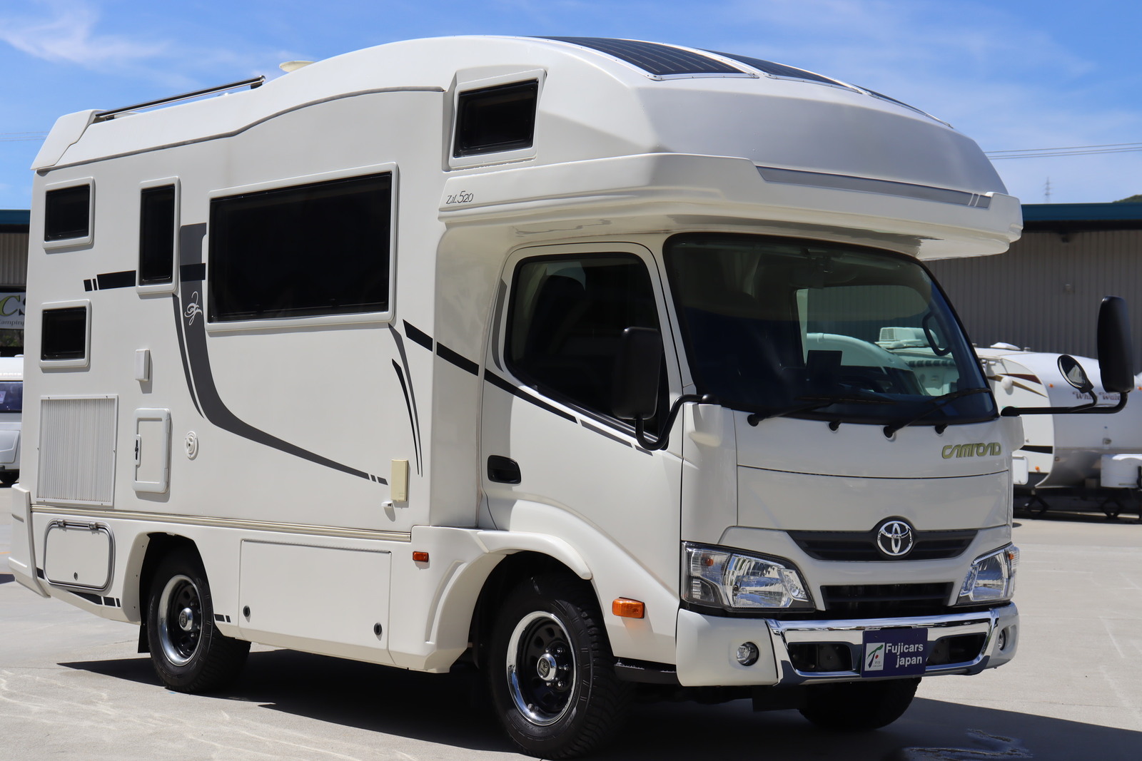 キャンピングカー キャブコン ｶﾑﾛｰﾄﾞ ﾊﾞﾝﾃｯｸ ｼﾞﾙ520 4WD