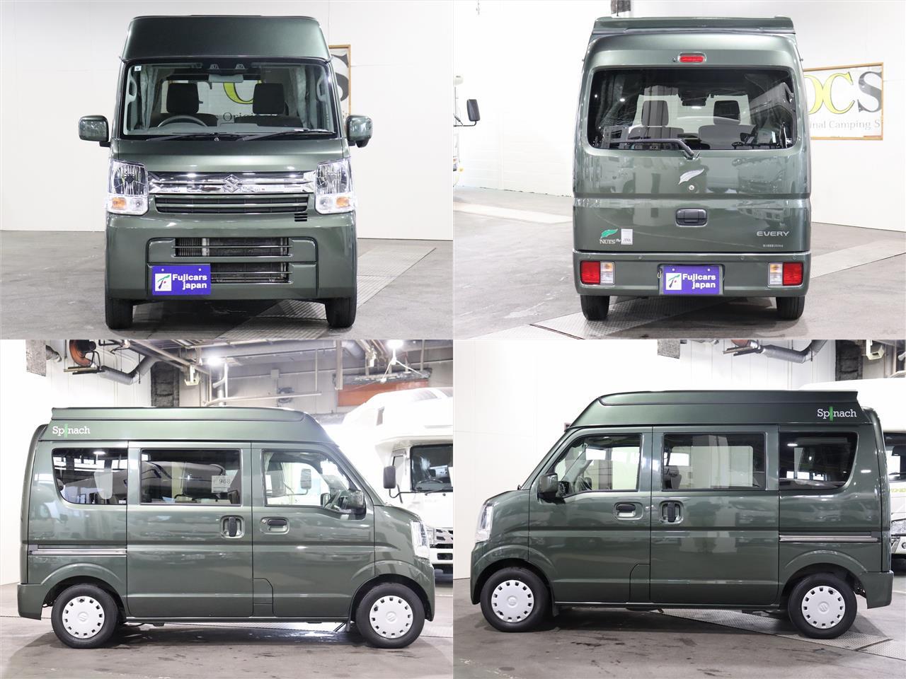 キャンピングカー 軽キャンパー ｴﾌﾞﾘｲ ﾅｯﾂRV ｽﾋﾟﾅ 4WD FF ﾀｰﾎﾞ