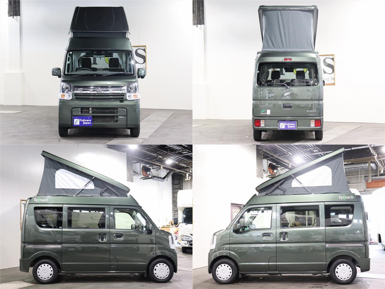 キャンピングカー 軽キャンパー ｴﾌﾞﾘｲ ﾅｯﾂRV ｽﾋﾟﾅ 4WD FF ﾀｰﾎﾞ