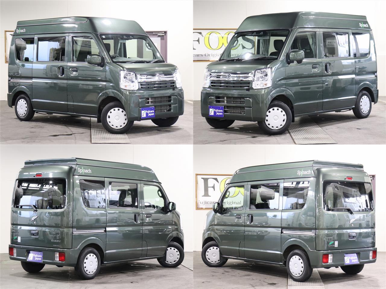 キャンピングカー 軽キャンパー ｴﾌﾞﾘｲ ﾅｯﾂRV ｽﾋﾟﾅ 4WD FF ﾀｰﾎﾞ
