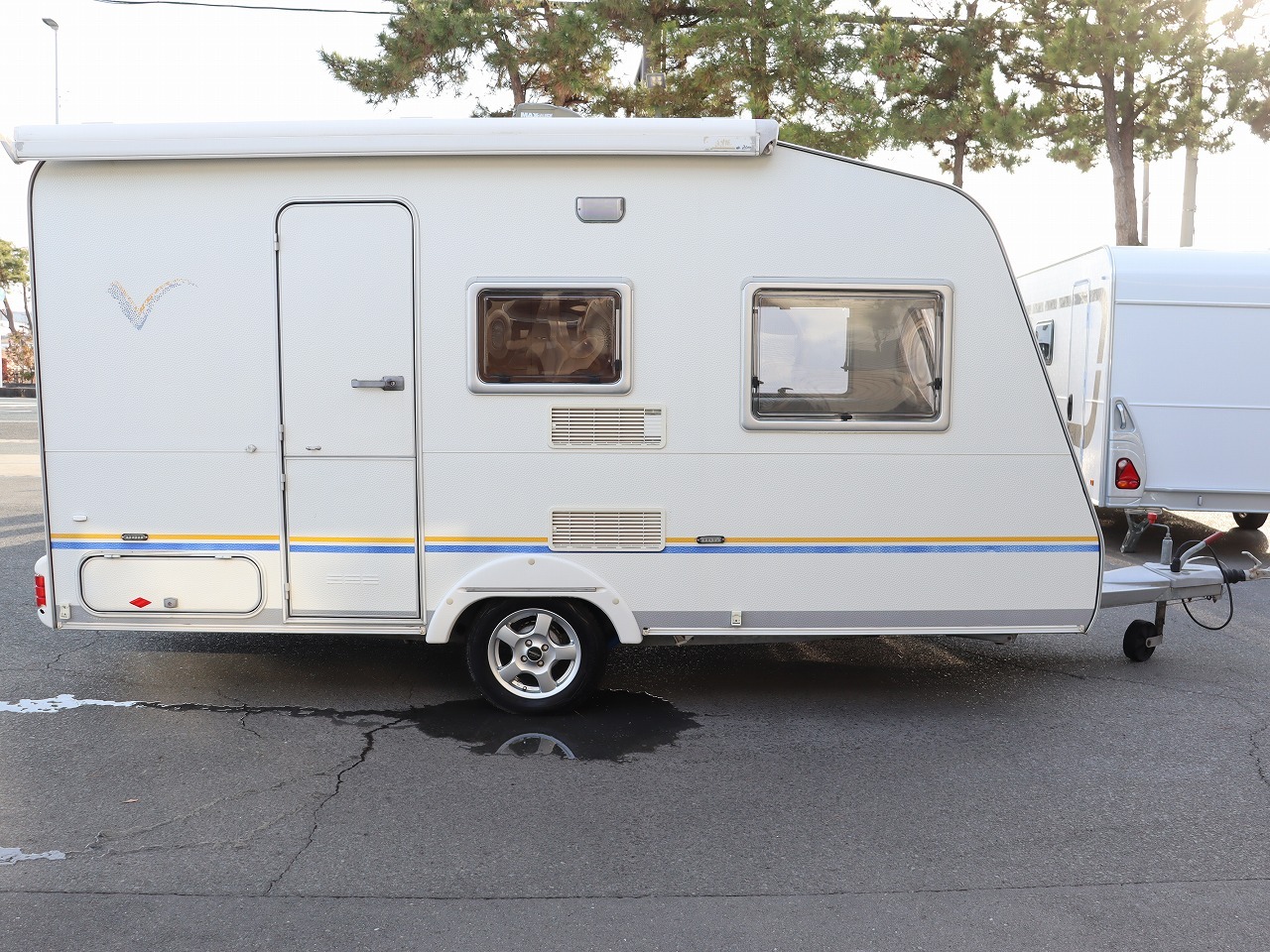 キャンピングカー トレーラー ｸﾅｳｽ ﾎﾟﾙﾄ6 FFﾋｰﾀｰ 牽引免許不要