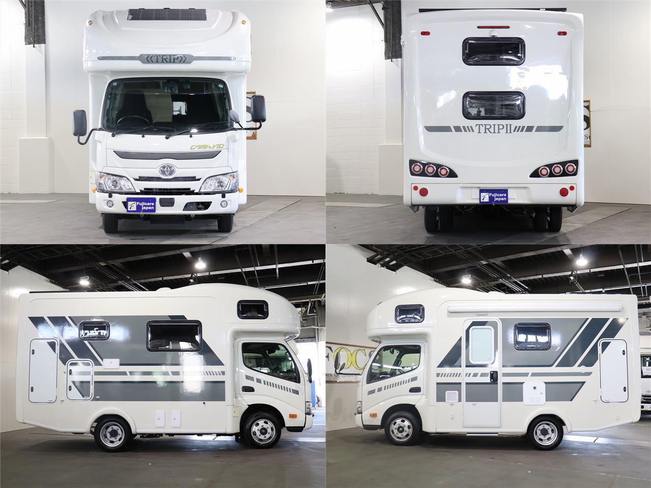 キャンピングカー キャブコン ｶﾑﾛｰﾄﾞ ﾄﾘｯﾌﾟⅡ ﾌﾟﾚﾐｱﾑﾒｶﾞ 4WD　FF