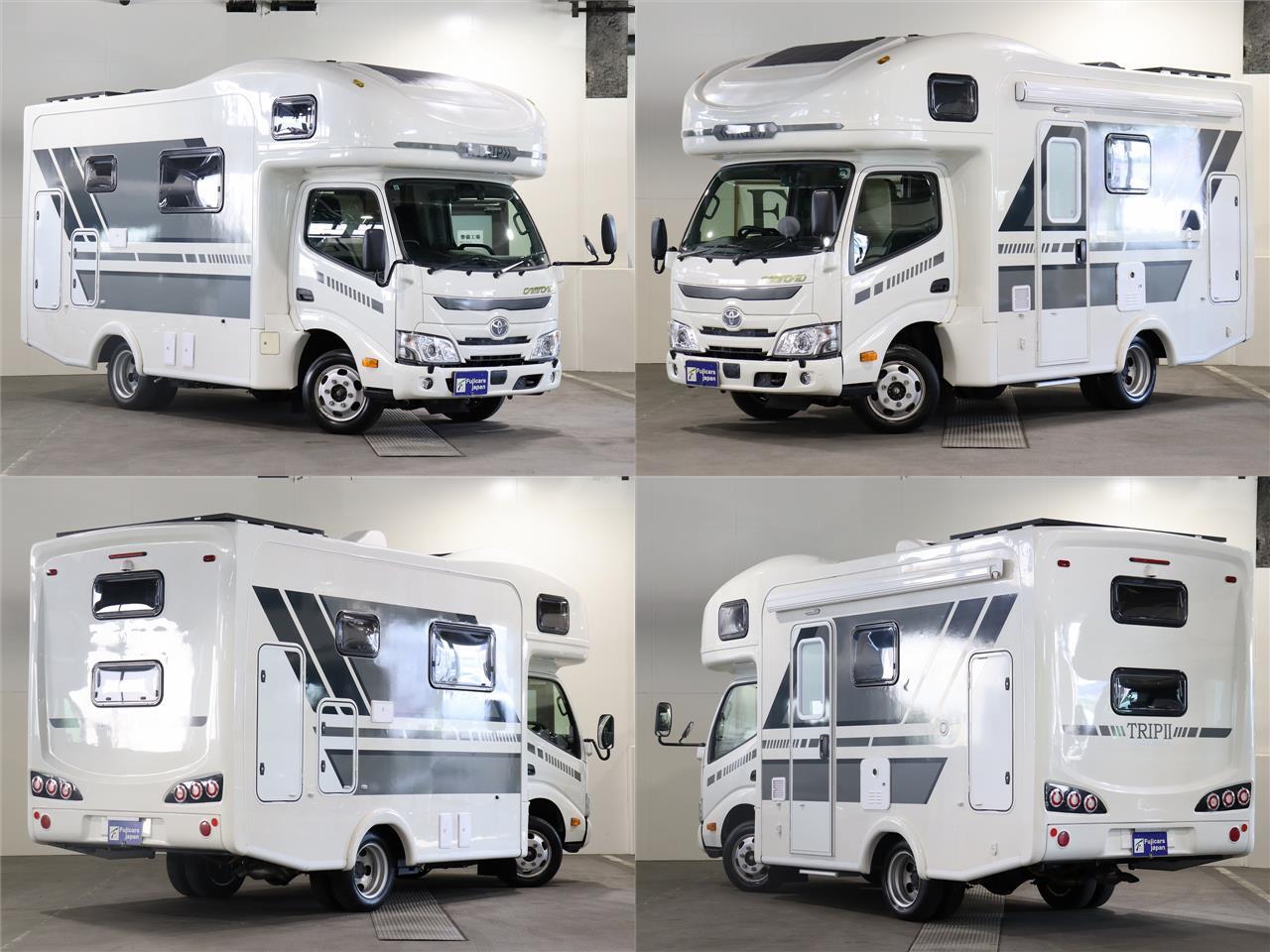 キャンピングカー キャブコン ｶﾑﾛｰﾄﾞ ﾄﾘｯﾌﾟⅡ ﾌﾟﾚﾐｱﾑﾒｶﾞ 4WD　FF
