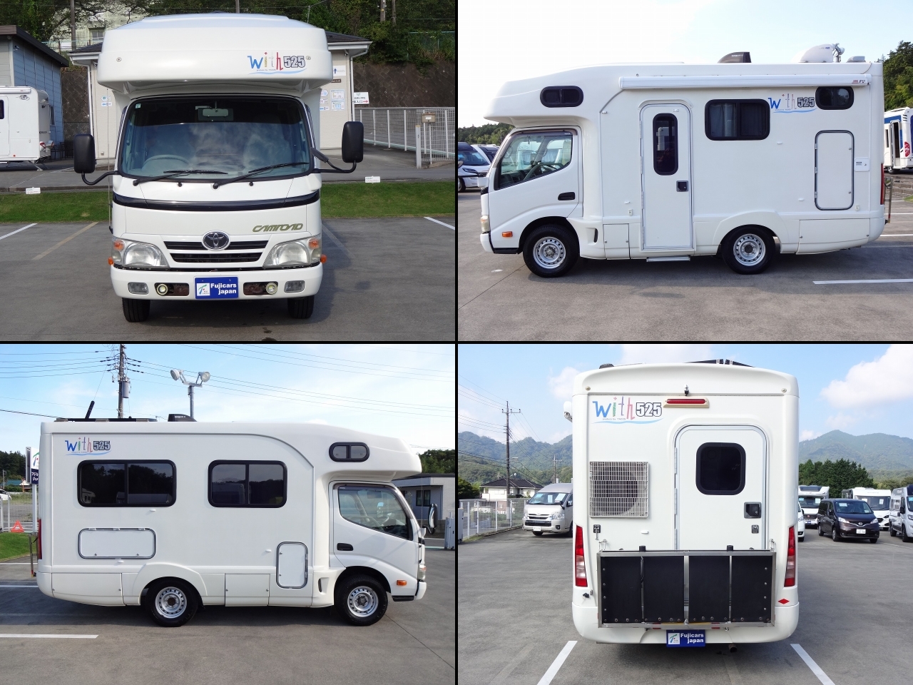 キャンピングカー キャブコン ｶﾑﾛｰﾄﾞ ﾀｺｽ ｳｨｽﾞ525　家庭用ｴｱｺﾝ　FF　