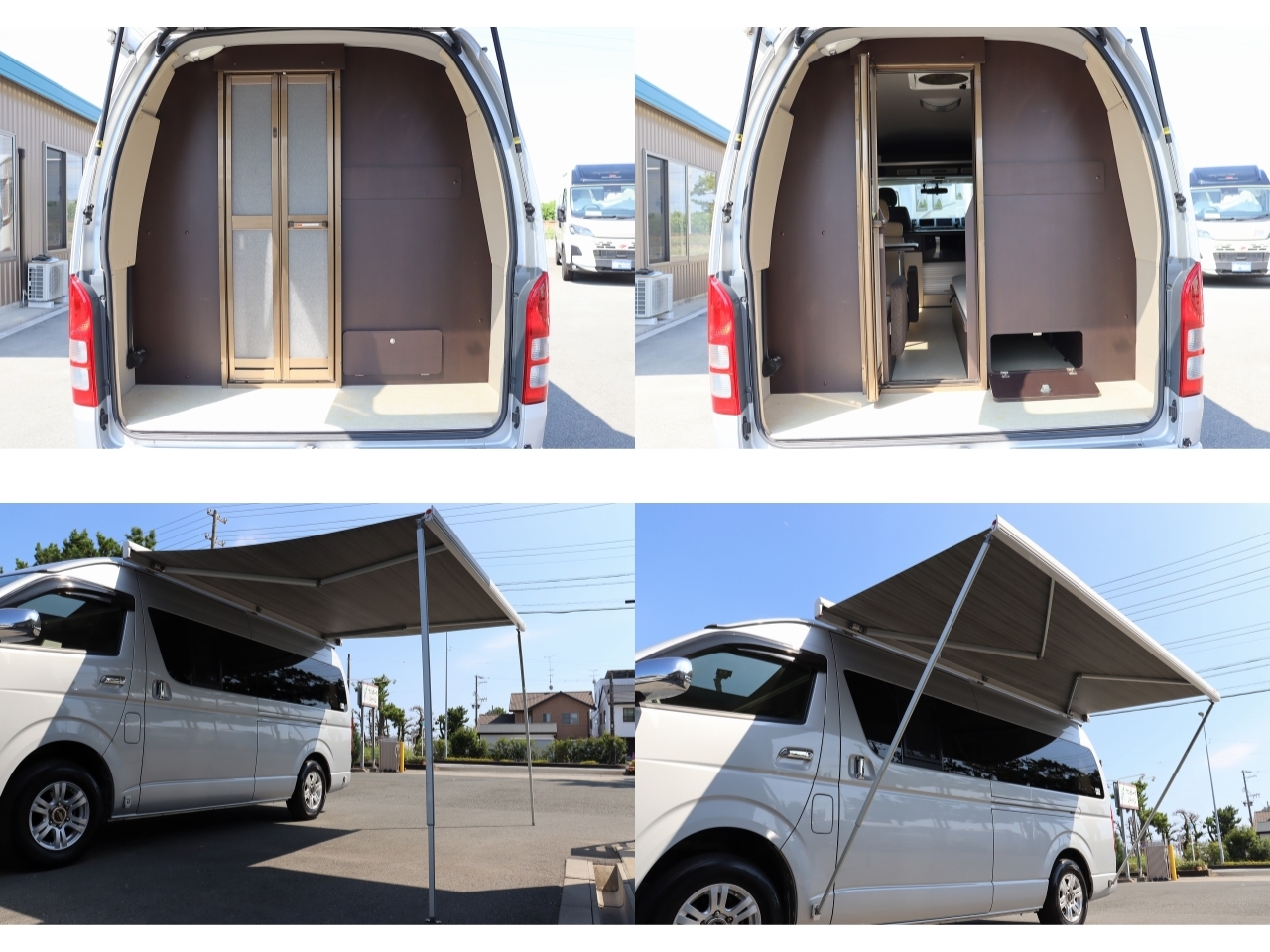 キャンピングカー バンコン ﾊｲｴｰｽ ﾚｸﾋﾞｨ ｶﾝﾄﾘｰｸﾗﾌﾞ 4WD 