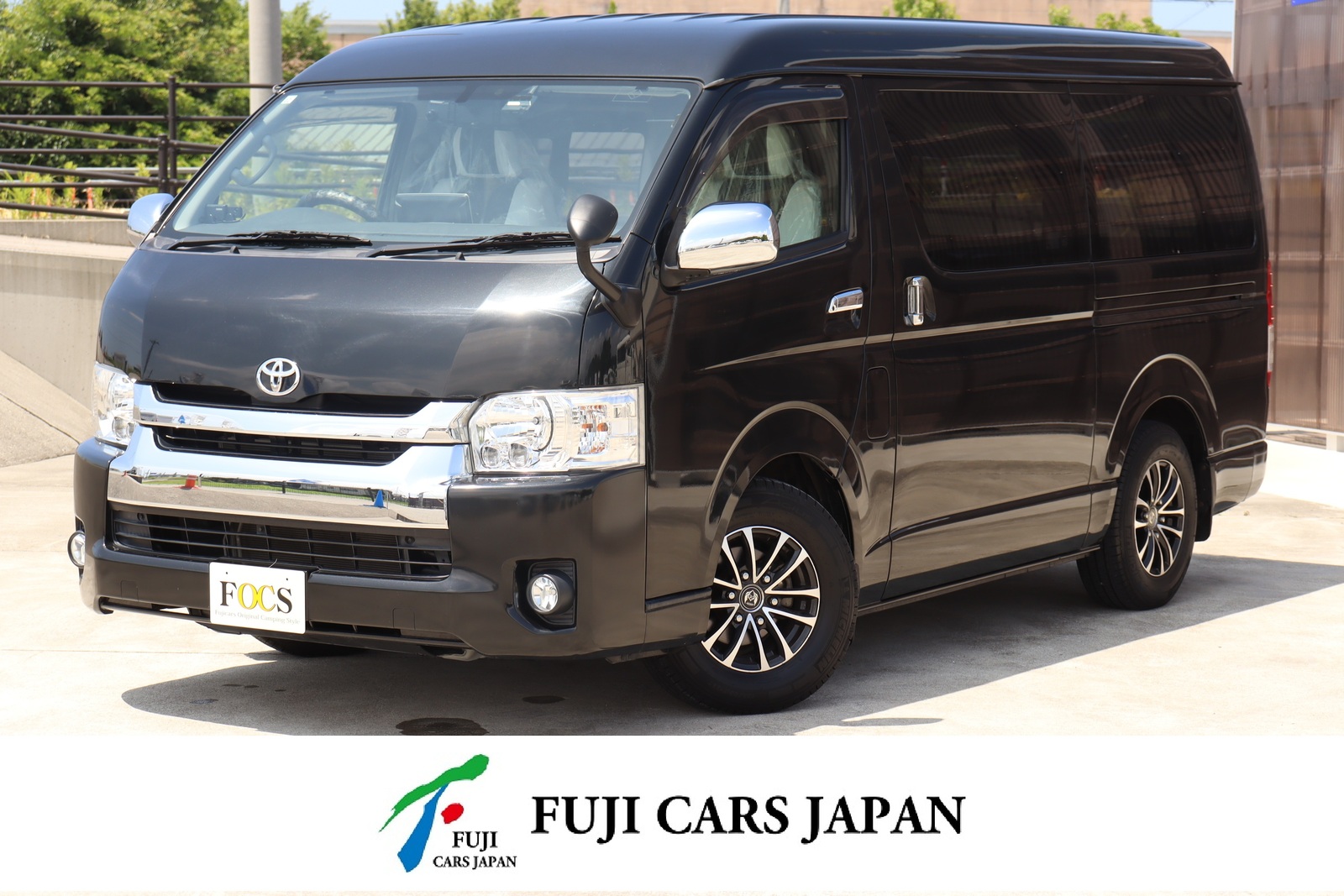 キャンピングカー バンコン ハイエース FOCS DS-F　アルパインBIG-X